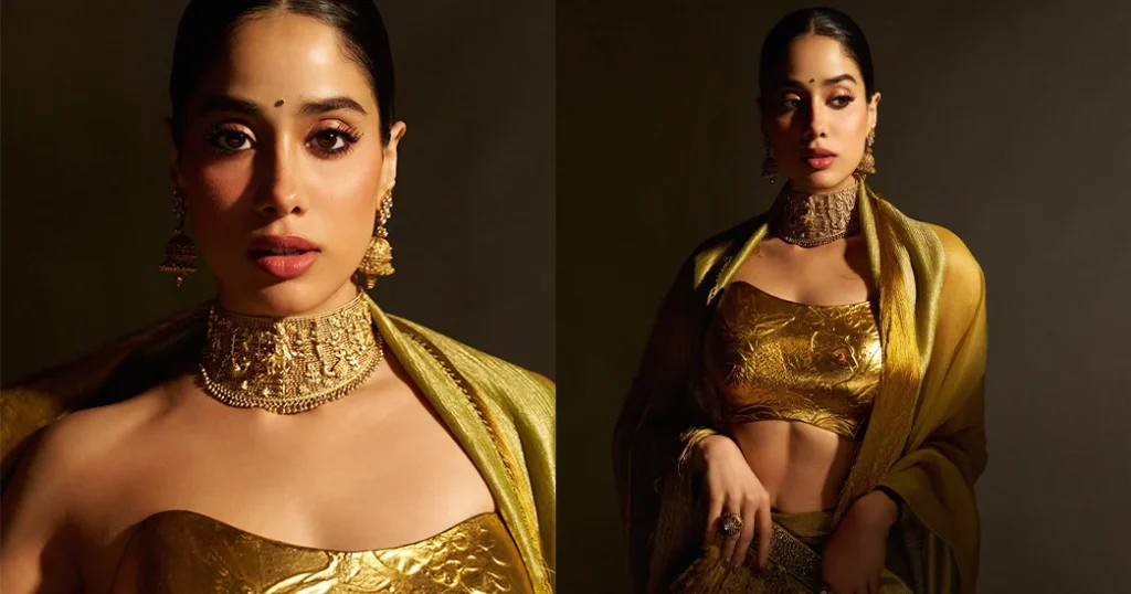 From Janhvi’s Sculpted Gold to Naomi’s Statement Dress: The Golden Fashion Edit