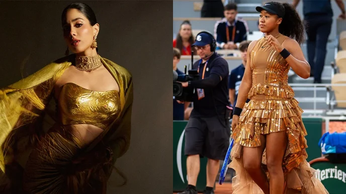 From Janhvi’s Sculpted Gold to Naomi’s Statement Dress: The Golden Fashion Edit