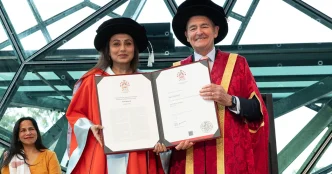 Rani Mukherjee honoured with Doctorate at IFFM 2026, gets emotional during ceremony