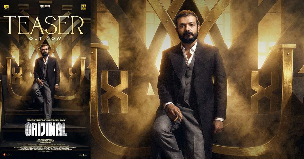 ORIJINAL teaser featuring Sreenath Bhasi in two distinct looks from the Malayalam time-travel thriller