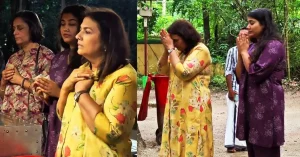 Vismaya Mohanlal Offers Prayers at Mannarasala Temple Ahead of 'Thudakkam' Release